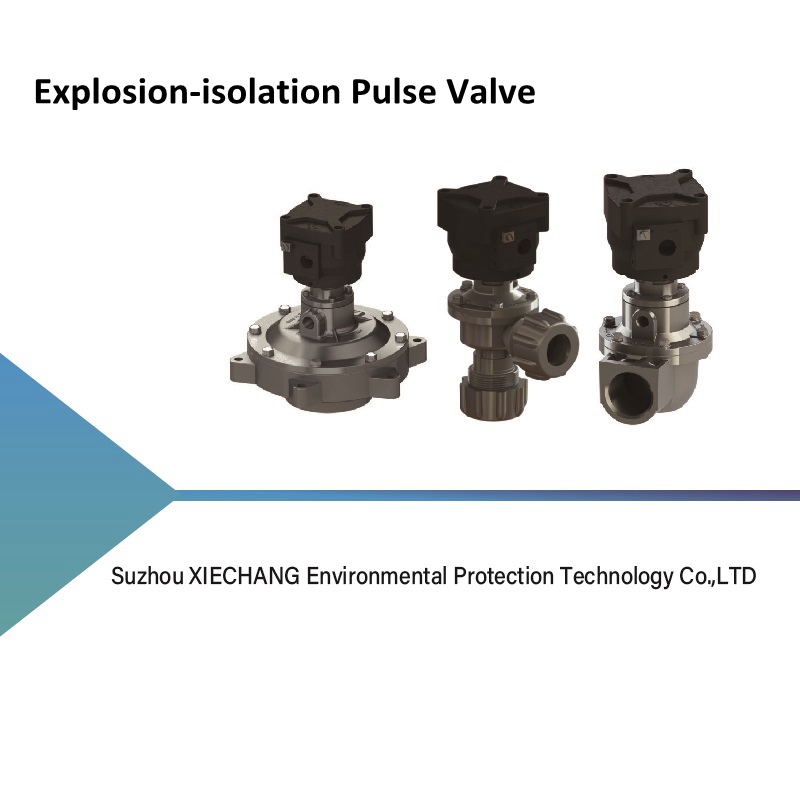 Exdb типті жарылысқа қарсы импульстік клапандар